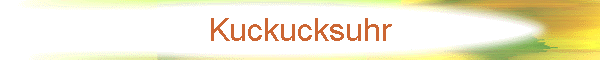 Kuckucksuhr